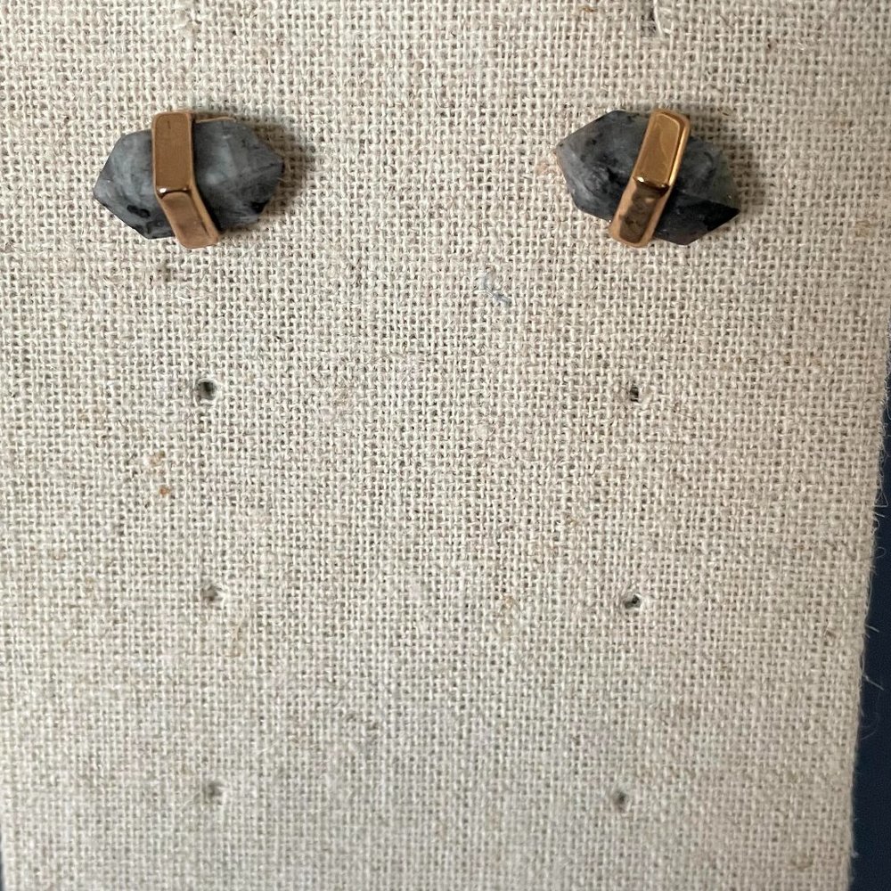 Stella and Dot Rebel Studs - Rose Gold